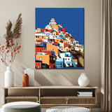 Painting by Numbers Art Colorful City on The Mediterranean