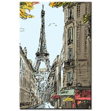 Painting by Numbers Art Landscape View of The Eiffel Tower in Paris