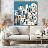 Painting by Numbers Minimalism Art White House with Ladder