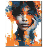 Painting by Numbers Art Woman Nude Portrait
