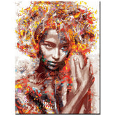 Painting by Numbers Art Woman Nude Portrait