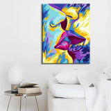 Painting by Numbers Art Lifestyle Faces with Kiss