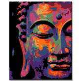 Painting by Numbers Art Lifestyle Half Buddha Face