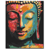 Painting by Numbers Art Lifestyle Half Buddha Face