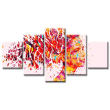 Painting by Numbers Art Lifestyle Colored Hair of A Woman 5-Panel