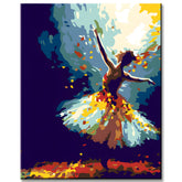 Paint by Numbers Art Dancing Ballerina