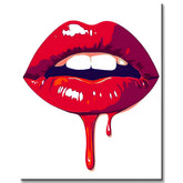 Paint by Numbers Red Lips Drops