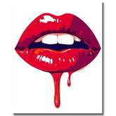 Paint by Numbers Red Lips Drops