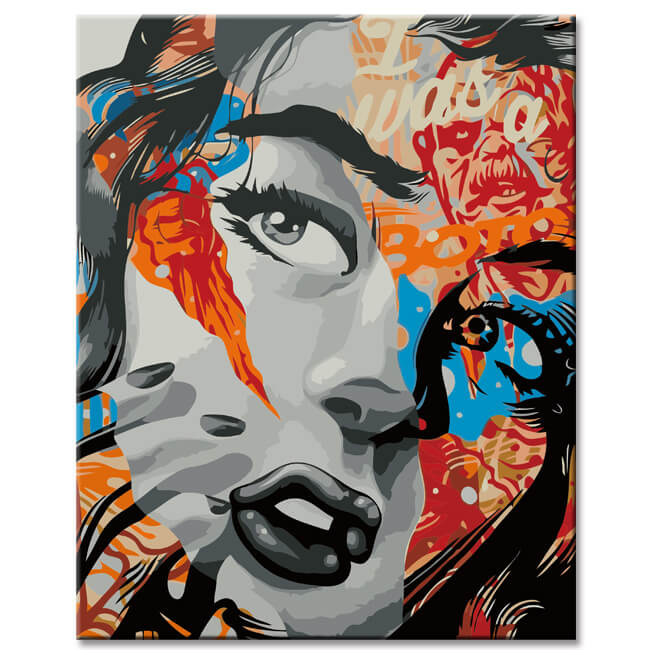 Painting by numbers mural street art shipping from DE