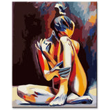 Painting by Numbers Abstract Girl Motif Shipping from DE