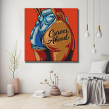 Painting by Numbers Woman Butt Tattoo