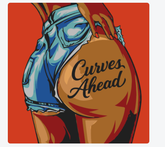 Painting by Numbers Woman Butt Tattoo