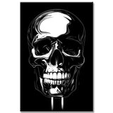 Paint by Numbers Metallic Skull