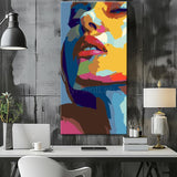 Painting by Numbers Woman Leaning on Her Shoulder