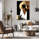 Painting by Numbers Thoughtful Tropical Girl