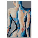 Painting by Numbers Abstract Naked Woman
