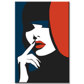 Painting by Numbers Abstract ArtSilent Girl