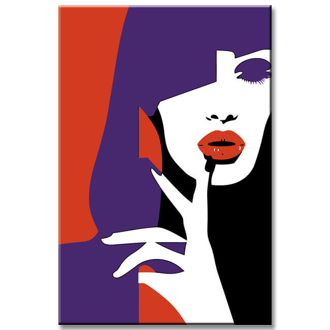 Painting by Numbers Abstract Naked Woman Shipping from DE-80*120cm-without stretcher frame-without covering service