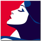 Paint by Numbers pop art portrait illustration