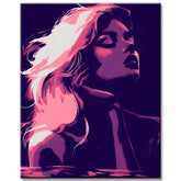 Painting by Numbers Digital Blacklight Art