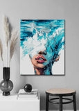 Painting by Numbers Abstract Portrait Water