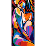 Painting by Numbers Abstract Nude Art