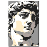 Painting by Numbers Statue of David Sculpture Art i