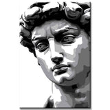 Painting by Numbers Statue of David Sculpture Art III