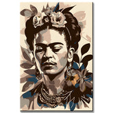 Painting by Numbers Frida Kahlo Portrait
