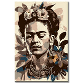 Painting by numbers Frida Kahlo portrait shipping from DE