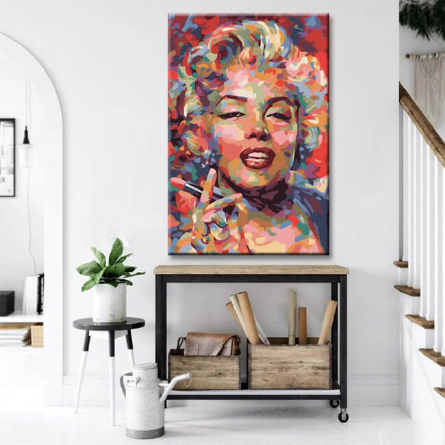 Painting by numbers portrait Marilyn Monroe shipping from DE