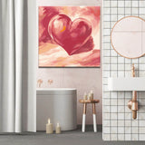 Painting by Numbers Pink Heart Art Shipping from DE