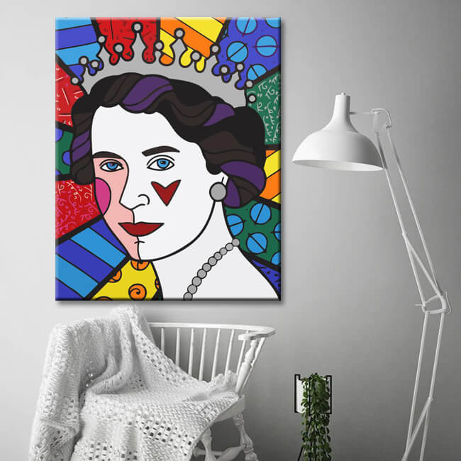 Painting by Numbers The Young Queen Queen of England Shipping from DE
