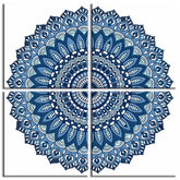 Painting by Numbers Round Mandala 4-Panel