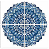 Painting by Numbers Round Mandala 4-Panel