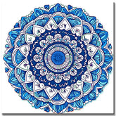 Painting by Numbers Round Mandala