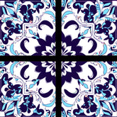 Painting by Numbers Square Mandala 4-Panel