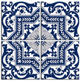 Painting by Numbers Square Mandala 4-Panel