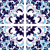 Painting by Numbers Square Mandala 4-Panel