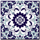 Painting by Numbers Square Mandala