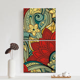 Painting by numbers mandala flowers I 2-part shipping from DE