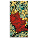 Painting by Numbers Mandala Flowers II 2-piece shipping from DE