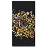 Paint by Numbers Golden Mandala Art