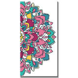 Painting by Numbers Colorful Mandala on White