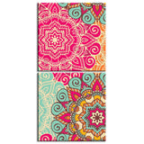 Painting by numbers Colorful mandala 2-part shipping from DE