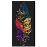 Painting by Numbers Mandala Feather