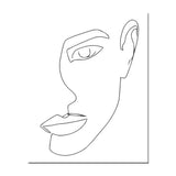 Painting by Numbers Art Minimalism Drawing Face