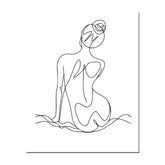 Painting by Numbers Minimalism Silhouette Body Art II