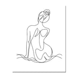 Painting by Numbers Minimalism Silhouette Body Art II