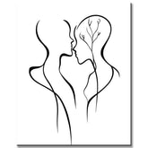 Painting by Numbers Art Minimalism Drawing Lovers III